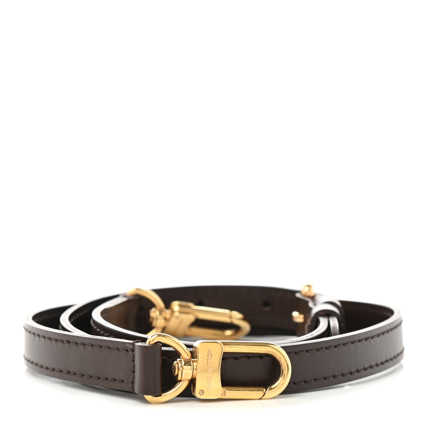 Calfskin 12mm Adjustable Shoulder Strap Brown