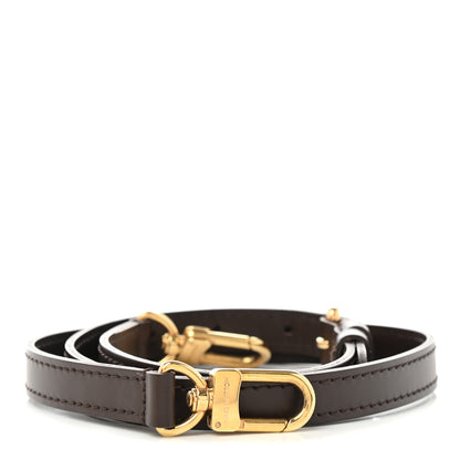 Louis Vuitton Calfskin 12mm Adjustable Shoulder Strap Brown 1 of 6
