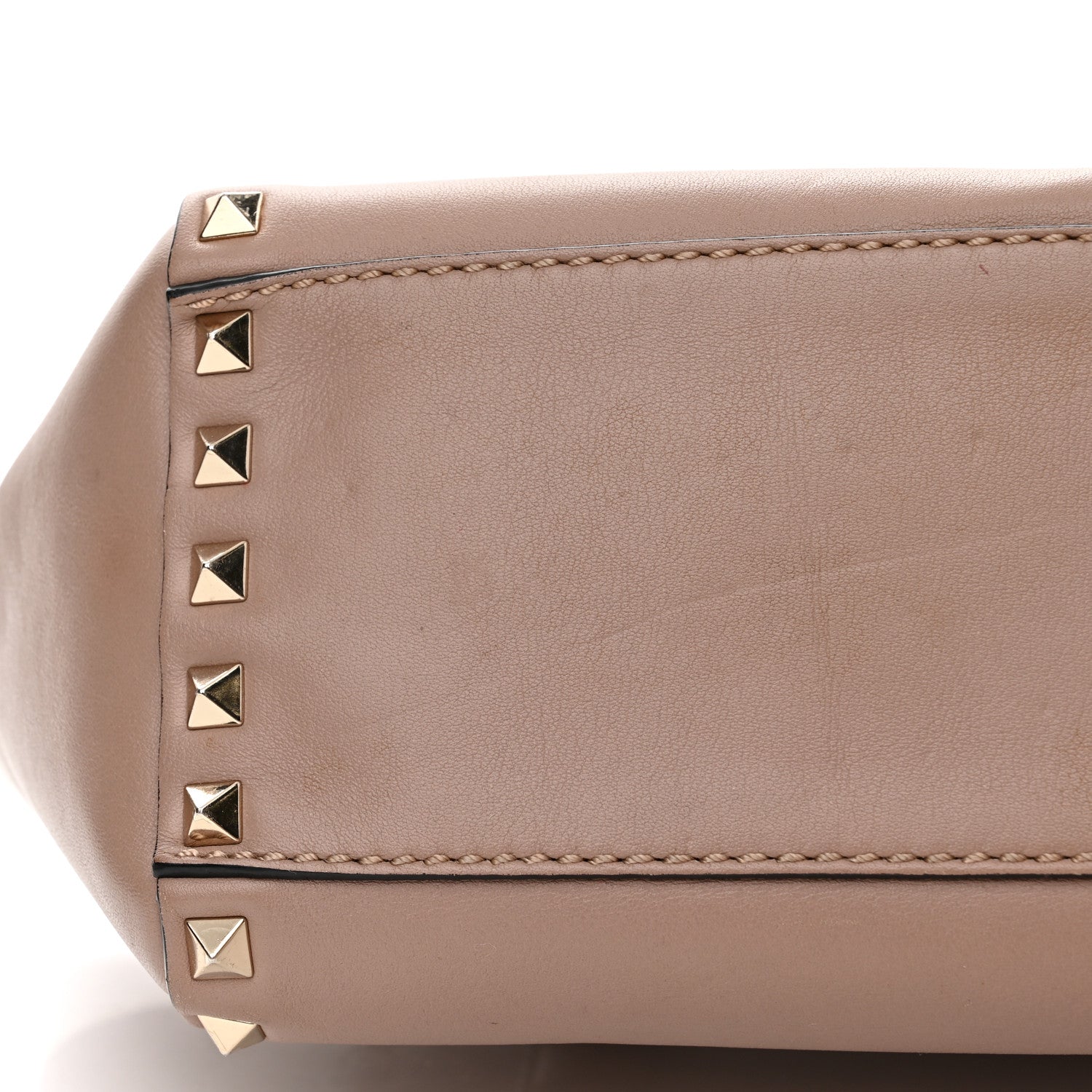 Valentino Garavani Vitello Mini Rockstud Tote Poudre 10 of 21