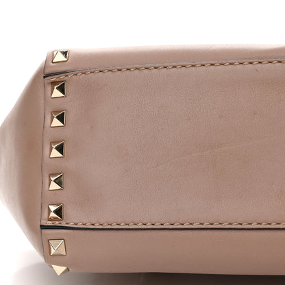 Valentino Garavani Vitello Mini Rockstud Tote Poudre 10 of 21