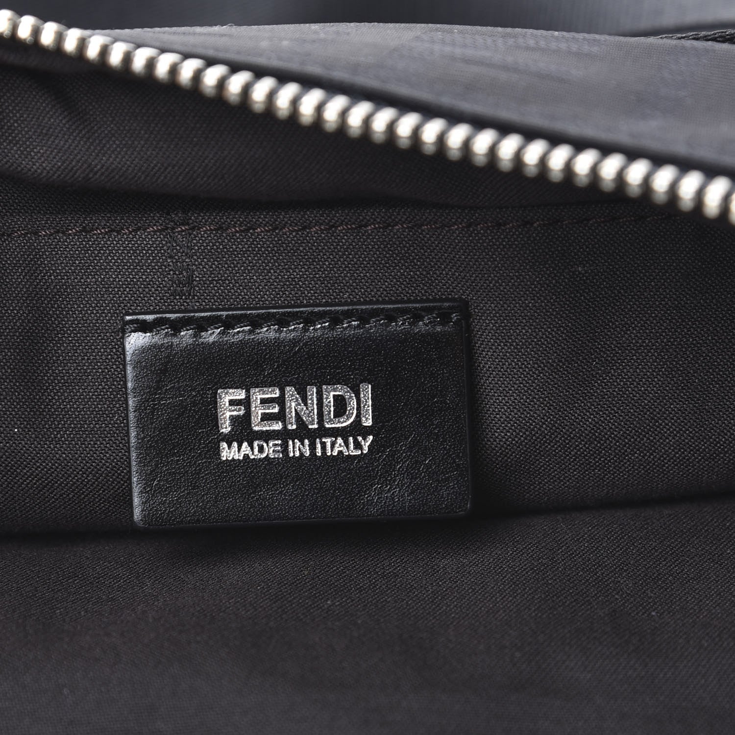 Fendi Zucca Messenger Bag Black 5 of 9