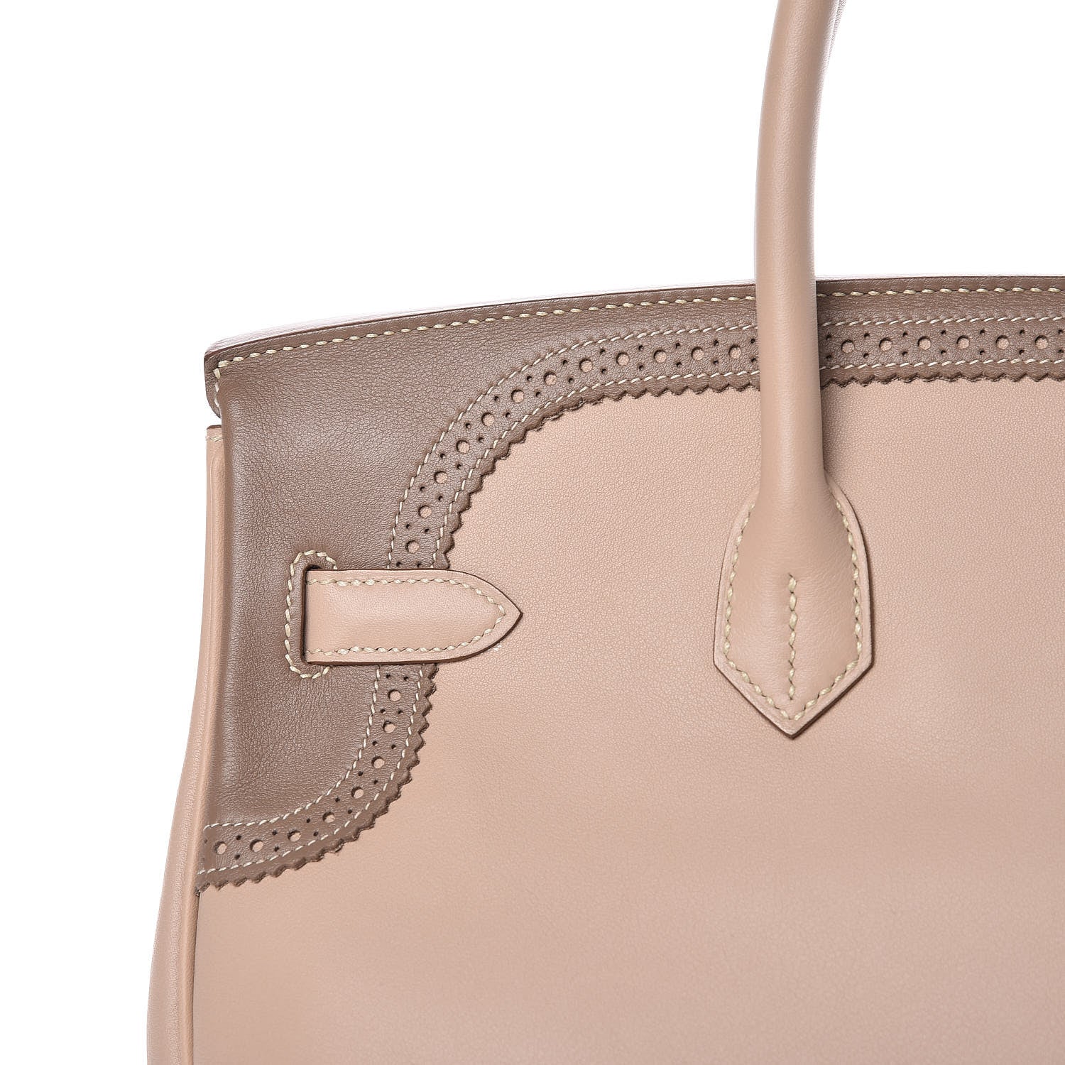 Hermes Swift Ghillies Birkin 35 Argile Etoupe 32 of 38