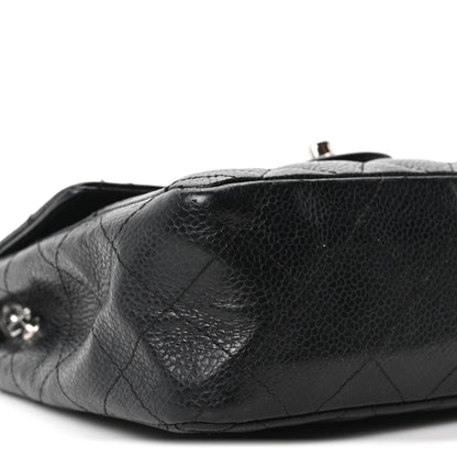Chanel Caviar Quilted Mini Square Flap Black 9 of 10
