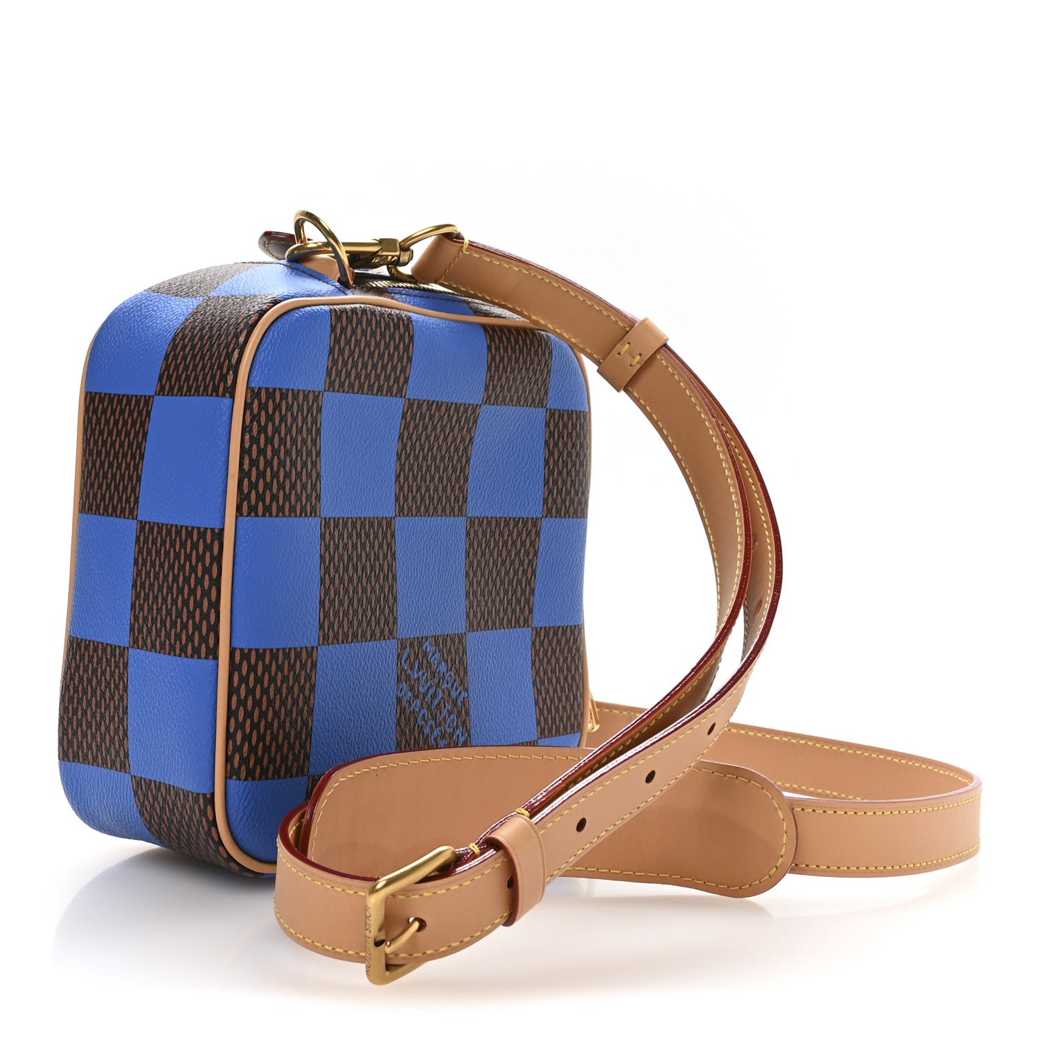 Louis Vuitton Damier Pop Chess Messenger Blue 5 of 19