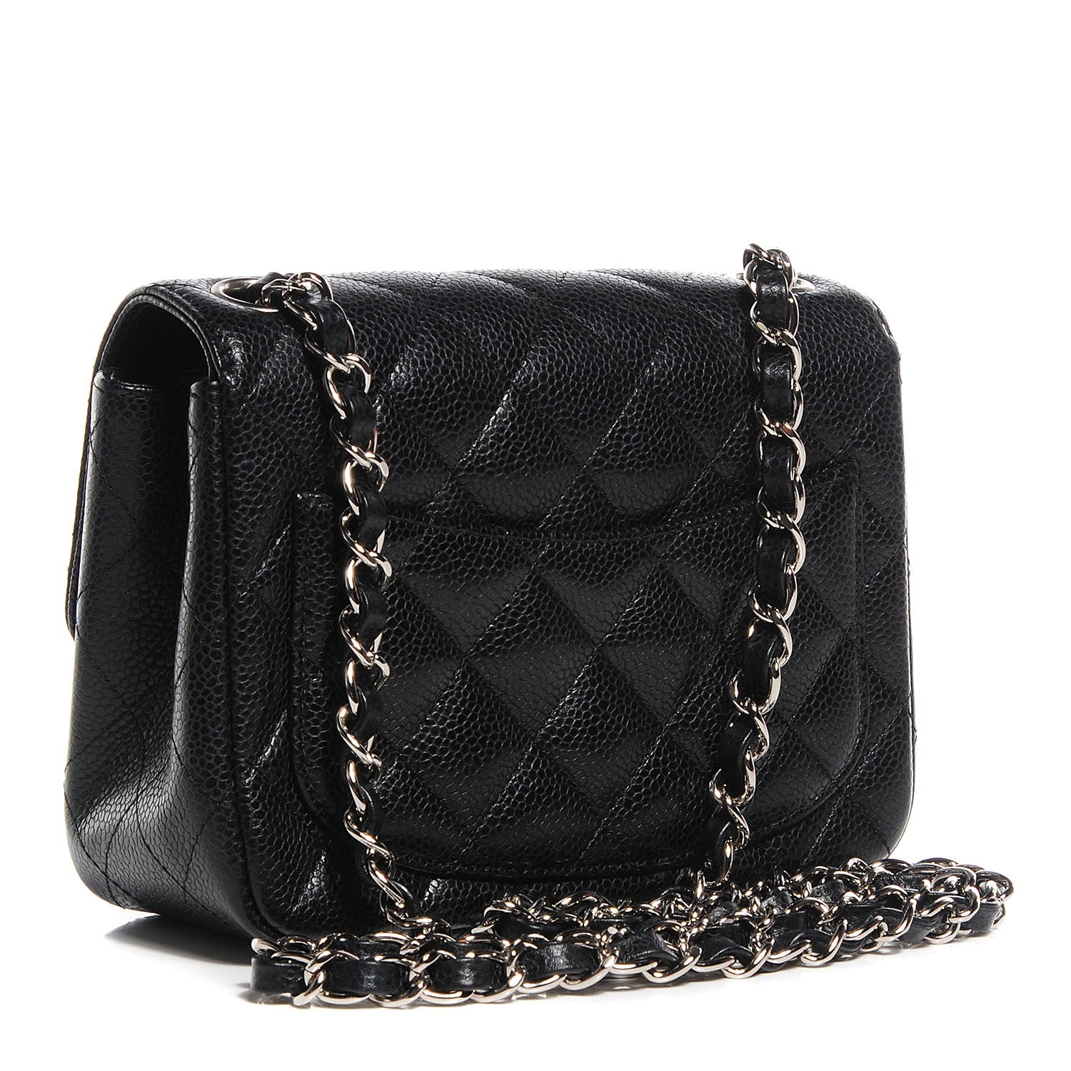 Chanel Caviar Quilted Mini Square Flap Black 3 of 8