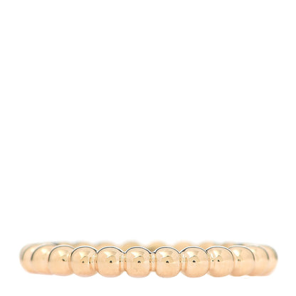 Van Cleef & Arpels 18K Yellow Gold Medium Perlee Ring size 57 8 1 of 6