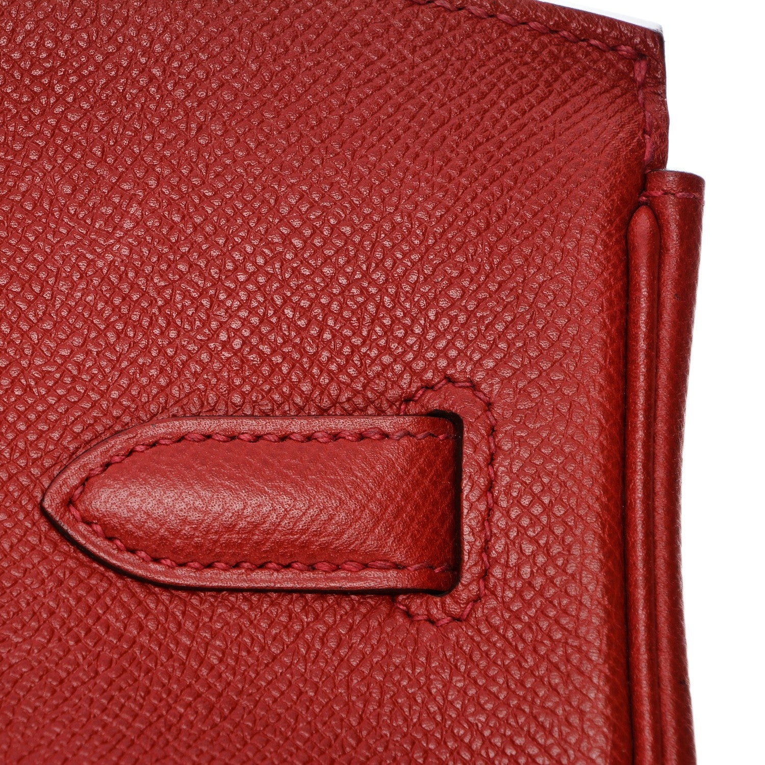Hermes Epsom Birkin 35 Rouge Casaque 12 of 27
