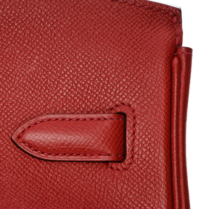 Hermes Epsom Birkin 35 Rouge Casaque 12 of 27