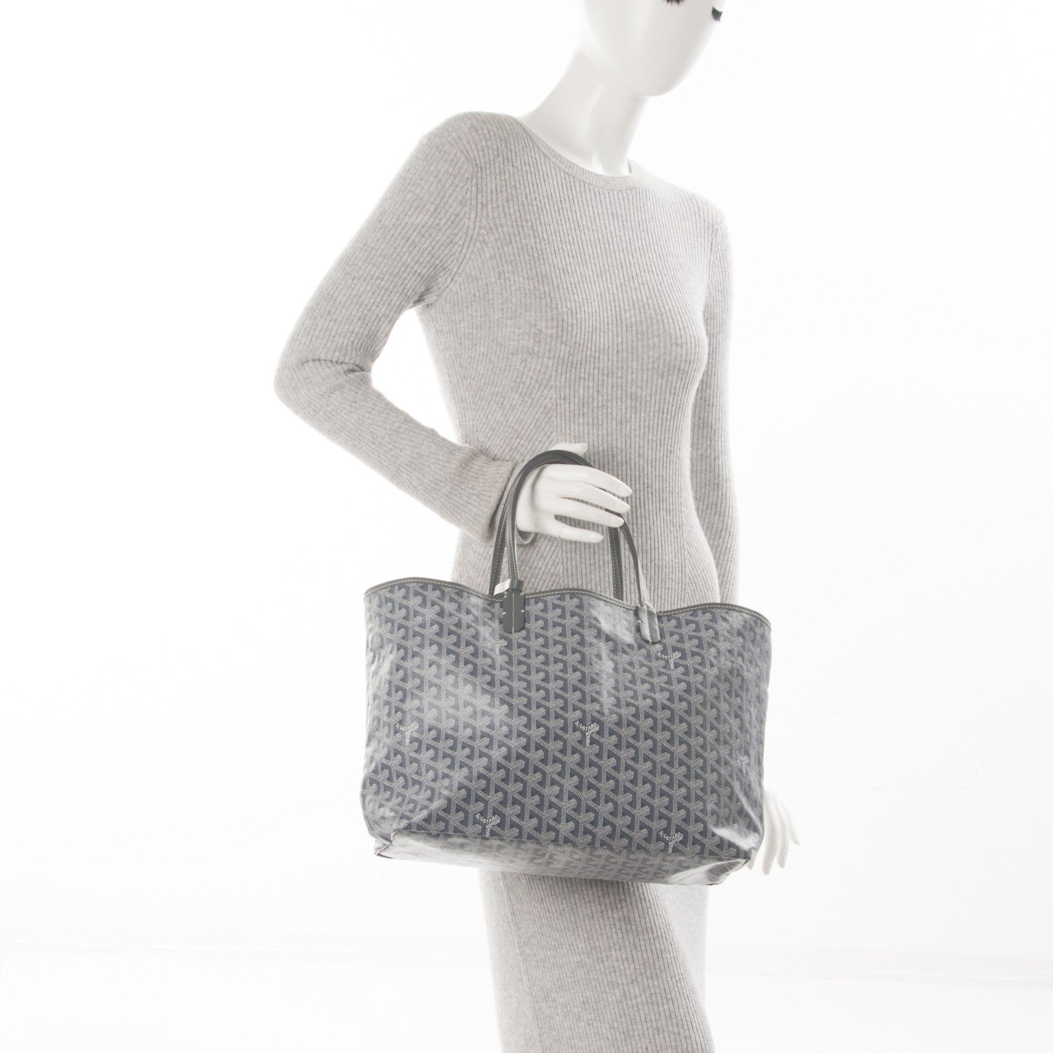 Goyard Goyardine Saint Louis PM Grey 2 of 7