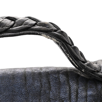 Mulberry Metallic Shrunken Calfskin Alexa Midnight Blue 7 of 10