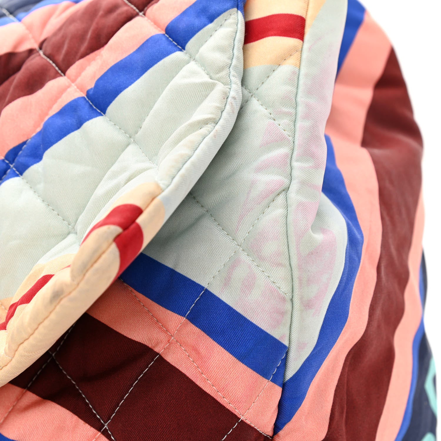 Chanel Fabric Quilted Printed XXL Flap Multicolor 10 of 12