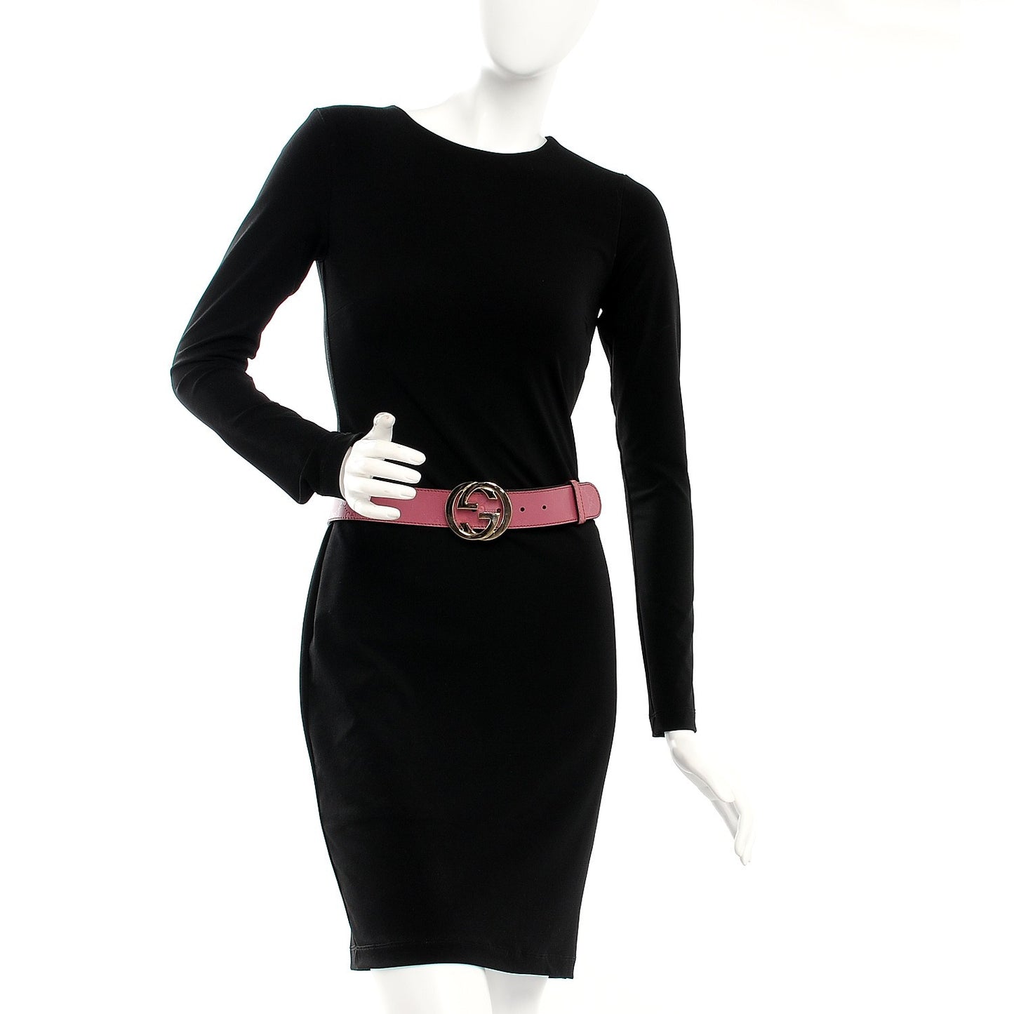 Imprime Monogram Interlocking G Belt 100 40 Rose Blush