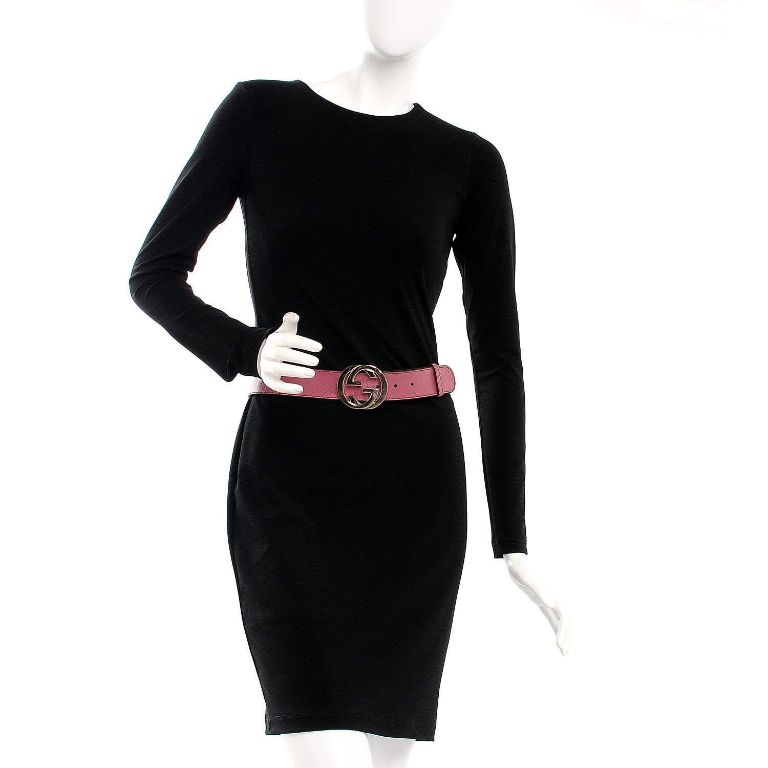 Gucci Imprime Monogram Interlocking G Belt 100 40 Rose Blush 2 of 9