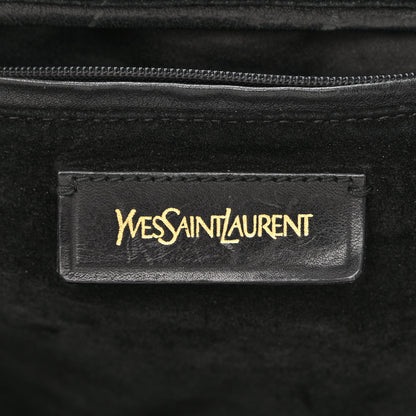 Saint Laurent Calfskin Rock Studded Easy Sac Black 6 of 24