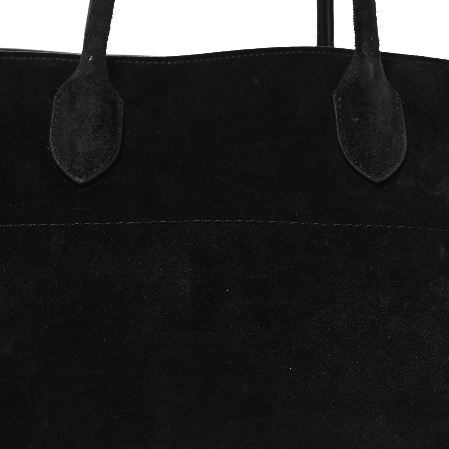 The Row Suede Soft Margaux 15 Black 7 of 9