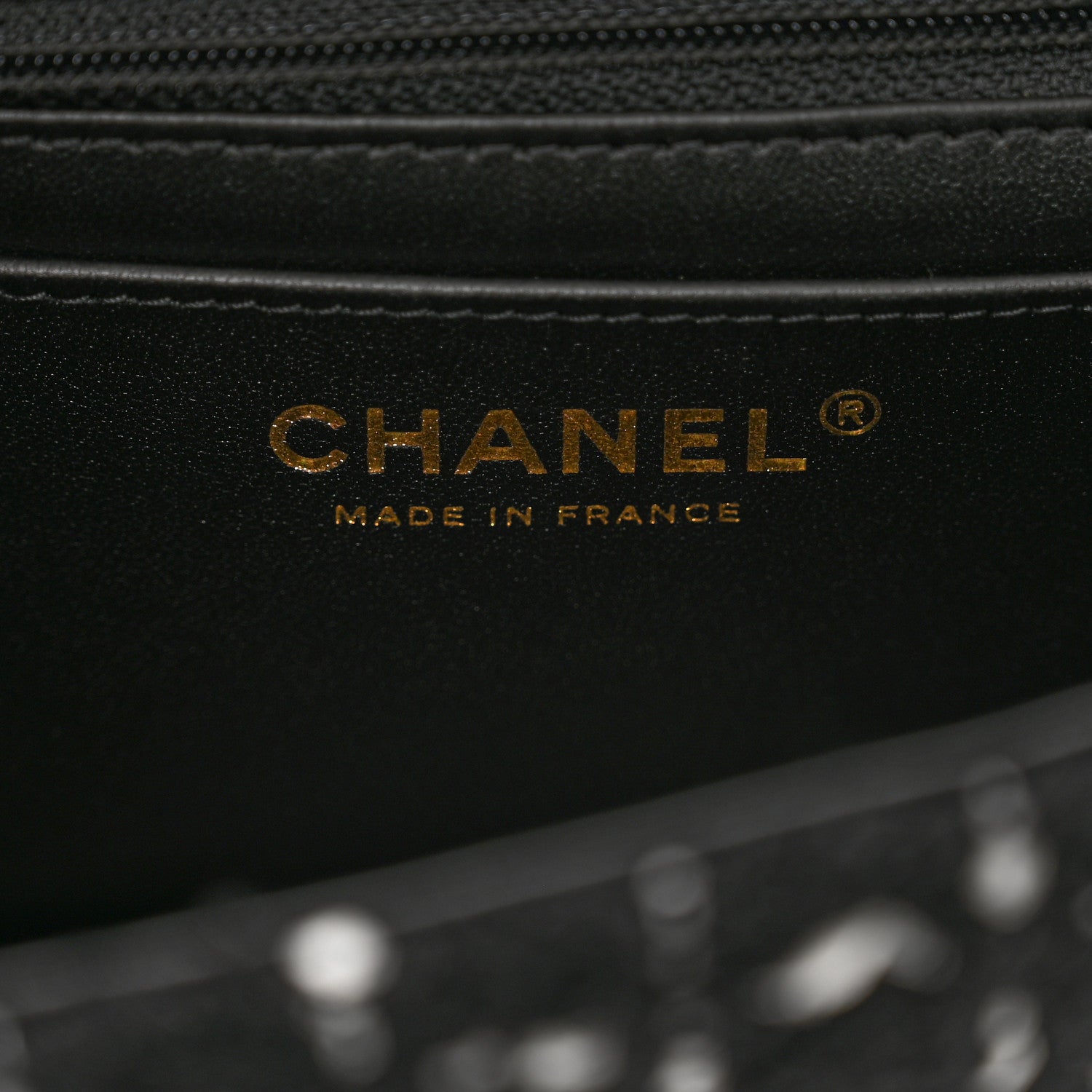 Chanel Wool Tweed Quilted Mini Rectangular Flap Black White 7 of 11