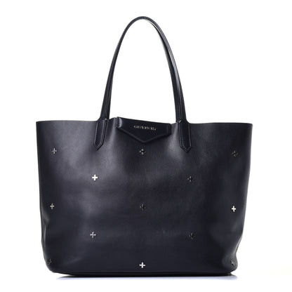 Givenchy Calfskin Metal Cross Small Antigona Tote Black 2 of 15