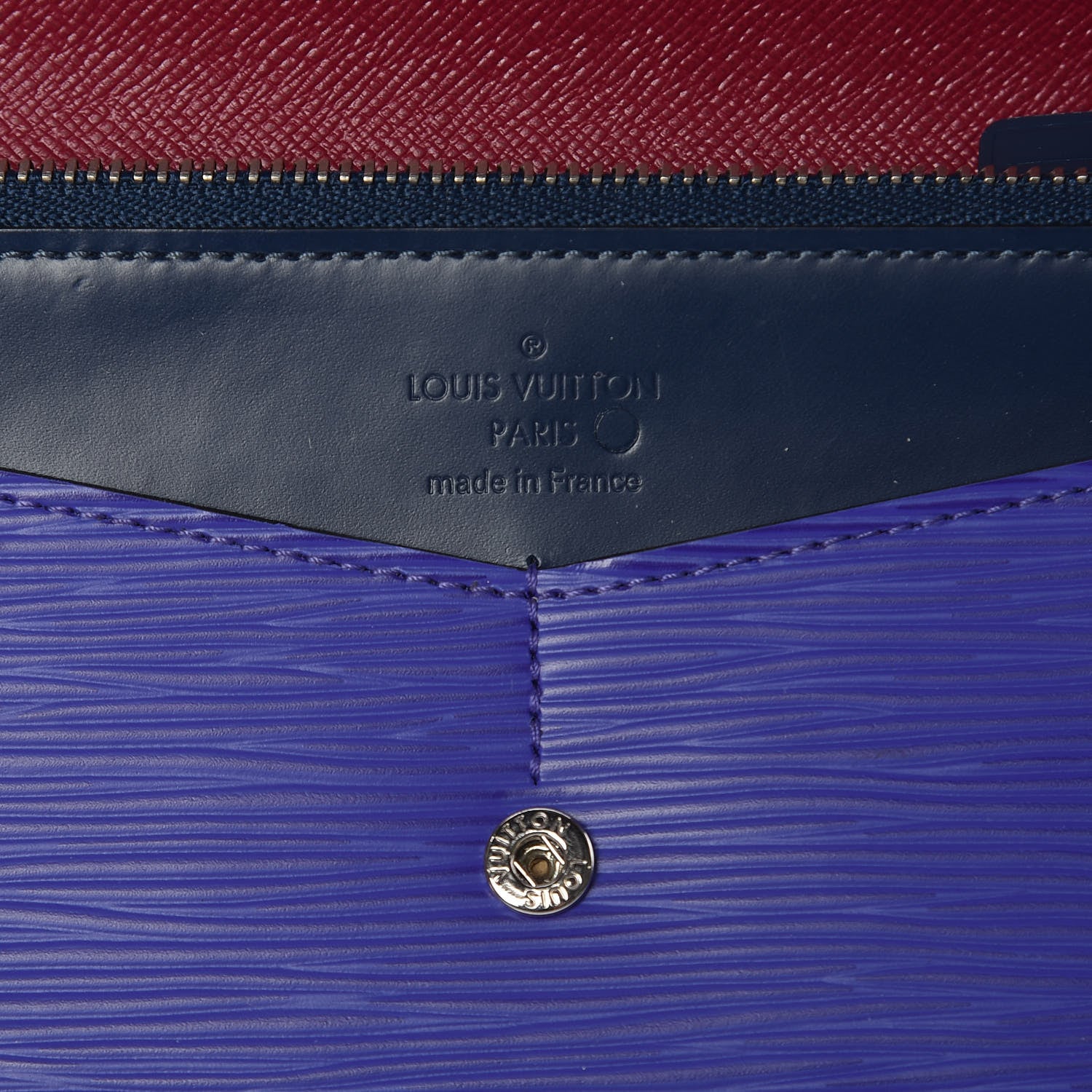 Louis Vuitton Epi Flore Tri-Color Wallet Fuchsia 6 of 10