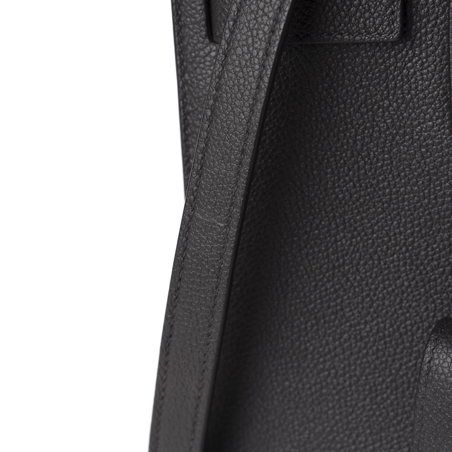 Saint Laurent Grained Calfskin Baby Sac De Jour Black 9 of 20
