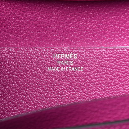 Hermes Ostrich Bearn Wallet Rose Pourpre 6 of 8