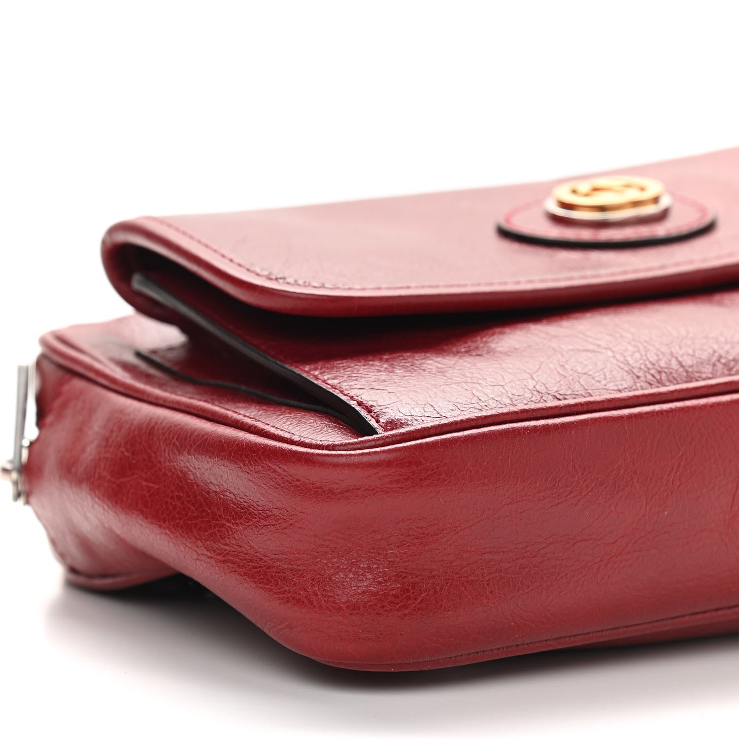 Gucci Fluffy Calfskin Morpheus Belt Bag 90 36 Red 16 of 17