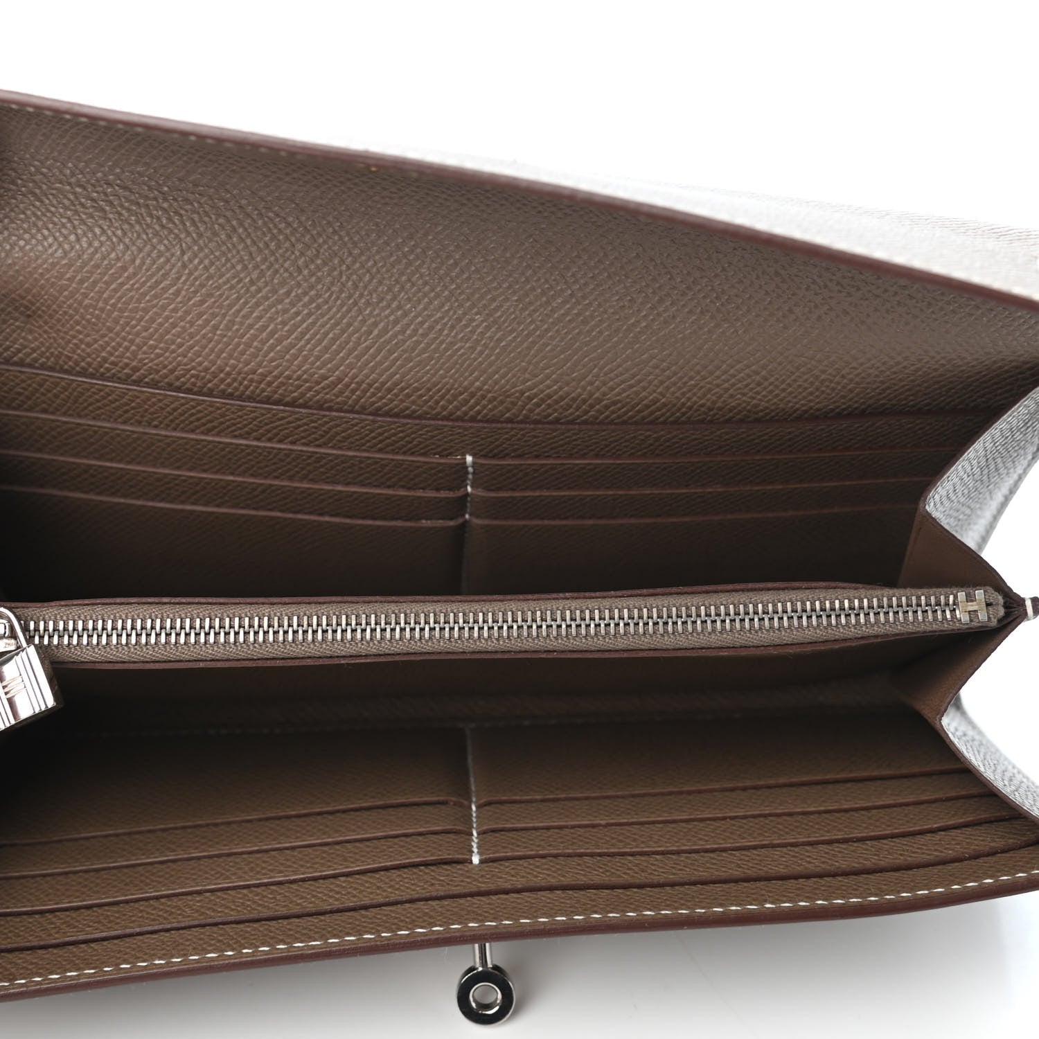 Hermes Epsom Kelly Longue Wallet Etoupe 4 of 4