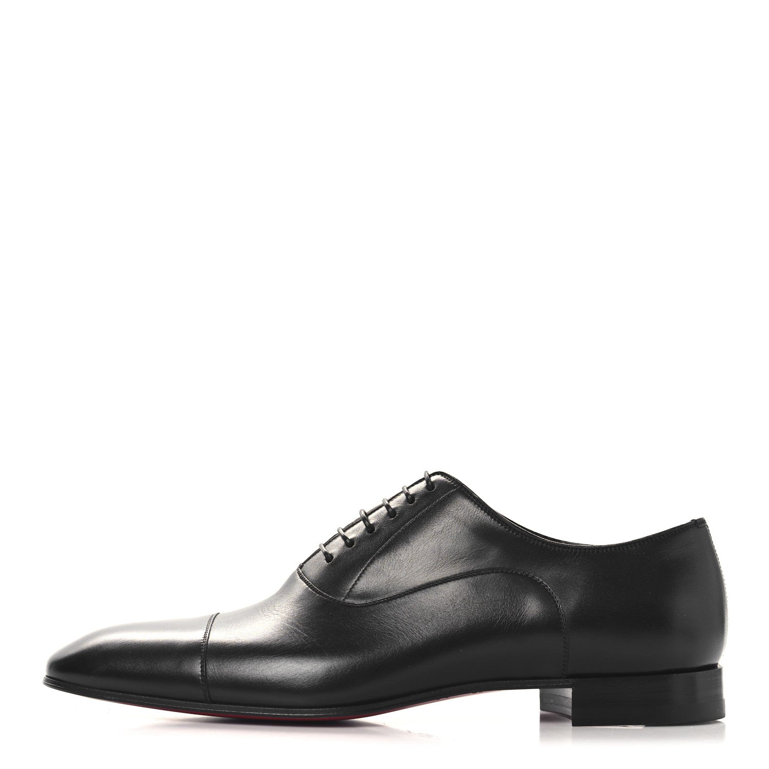 Christian Louboutin Calfskin Mens Greggo Flat Oxfords 42 Black 1 of 9