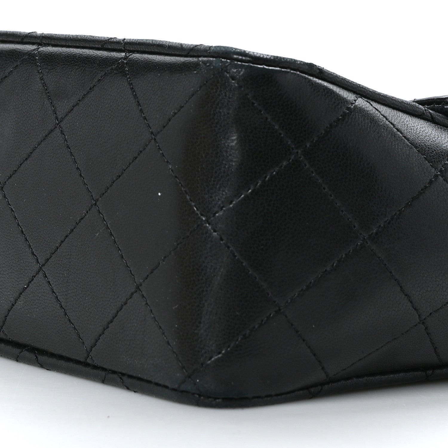 Chanel Lambskin Quilted XL Jumbo Single Flap Black 10 of 10