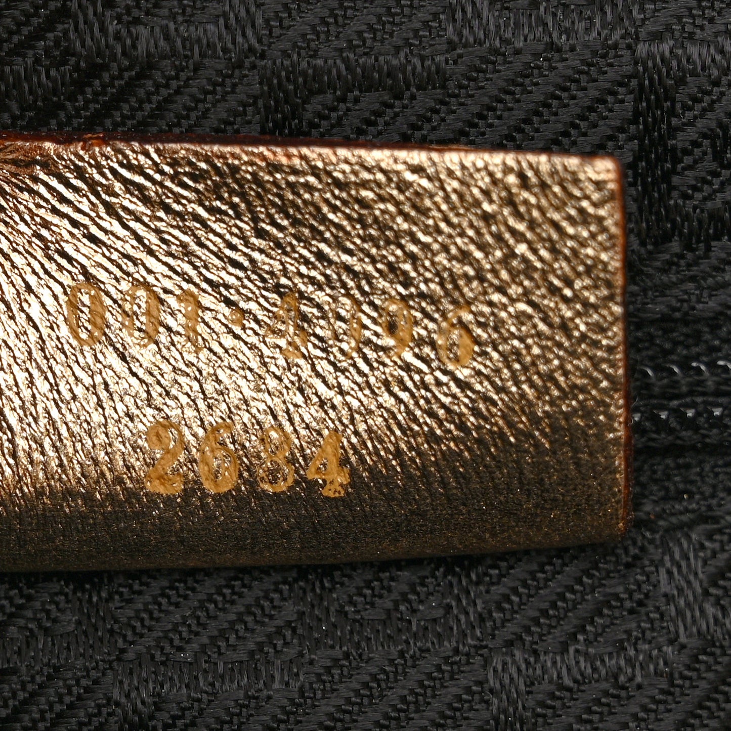 Metallic Calfskin Bamboo Handle Jackie O Hobo Gold