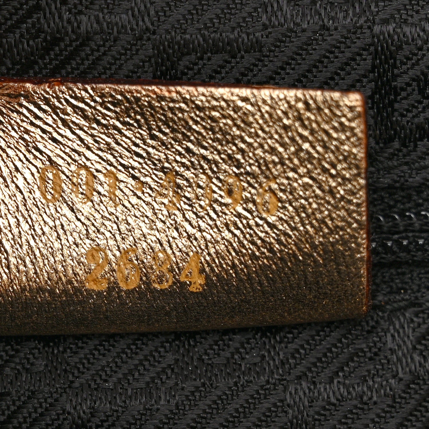 Gucci Metallic Calfskin Bamboo Handle Jackie O Hobo Gold 7 of 10
