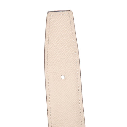 Hermes Epsom 32mm Belt Strap 90 Bleu De Malte Craie 7 of 9