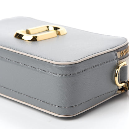 Marc Jacobs Saffiano Small Snapshot Camera Bag Rock Grey 7 of 9