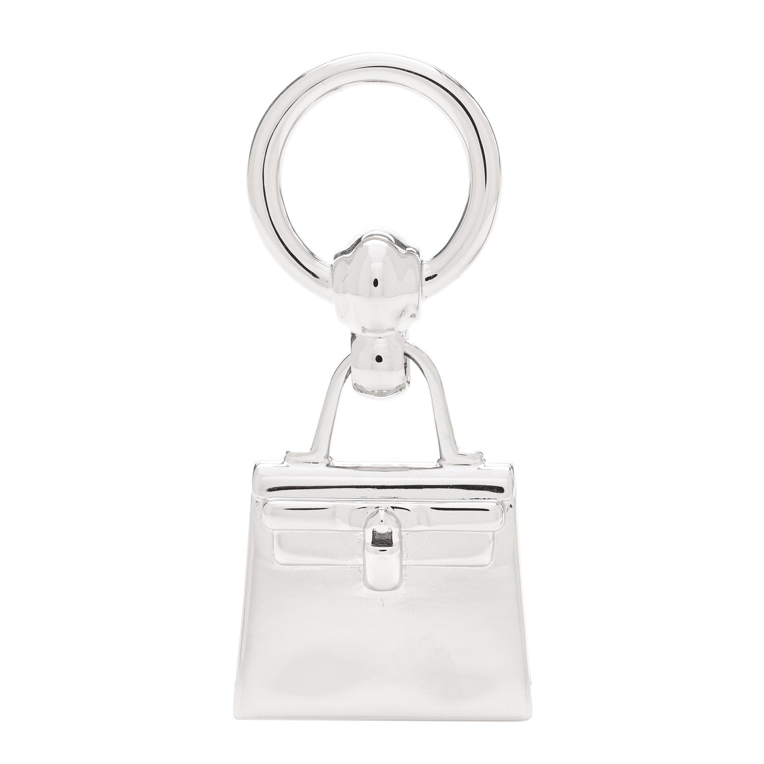 Hermes Palladium Mini Kelly Twilly Ring 1 of 5
