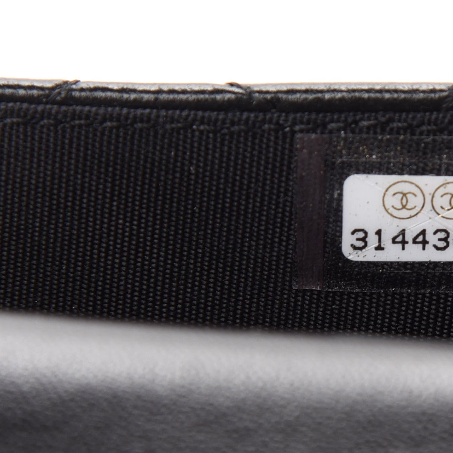 Chanel Lambskin Quilted Top Handle Flap Coin Purse With Chain Black 9 of 14