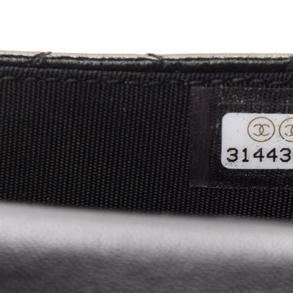 Chanel Lambskin Quilted Top Handle Flap Coin Purse With Chain Black 9 of 14