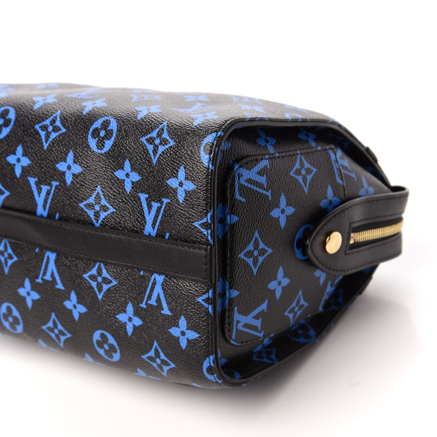 Colored Monogram Speedy Amazon PM Blue Black