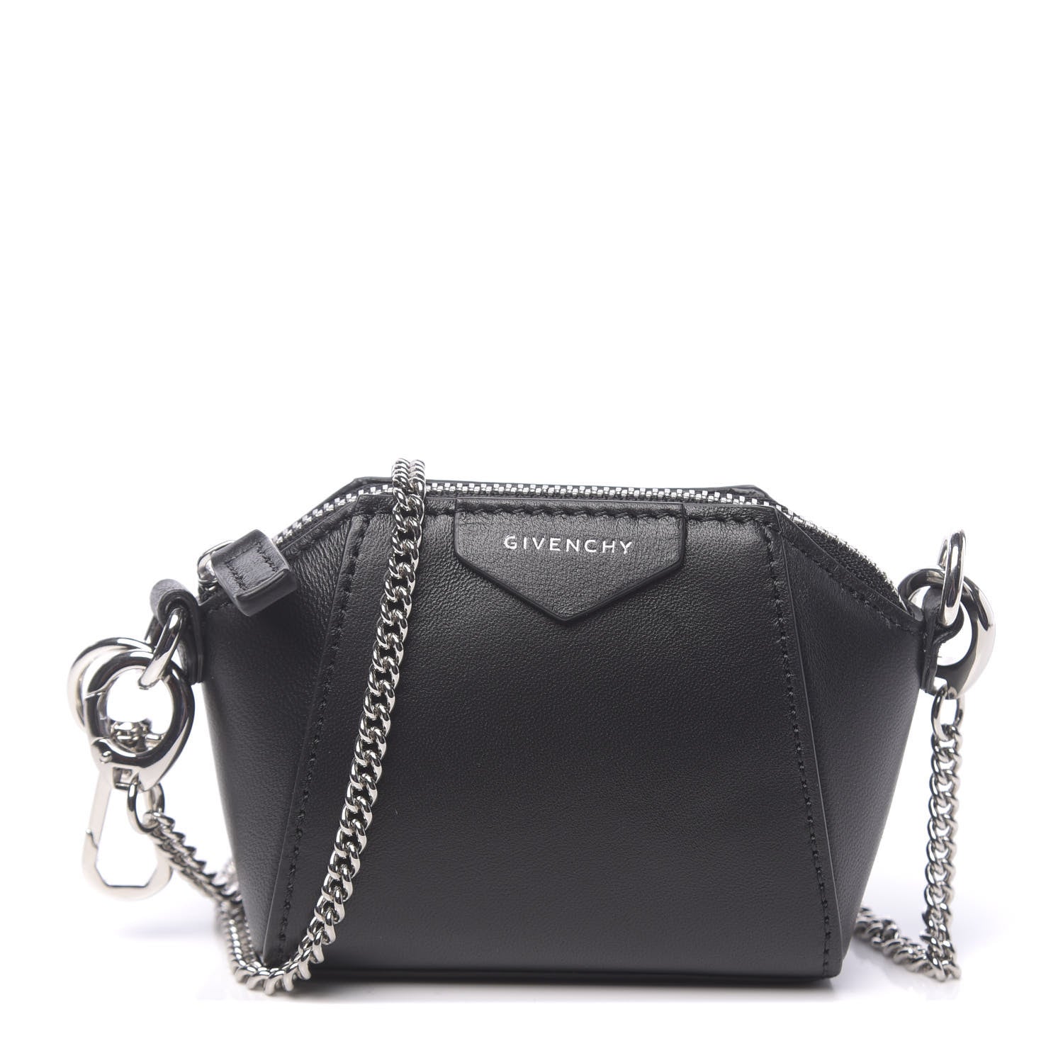 Givenchy Lambskin Baby Antigona with Chain Black 1 of 11