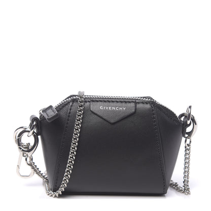 Givenchy Lambskin Baby Antigona with Chain Black 1 of 11
