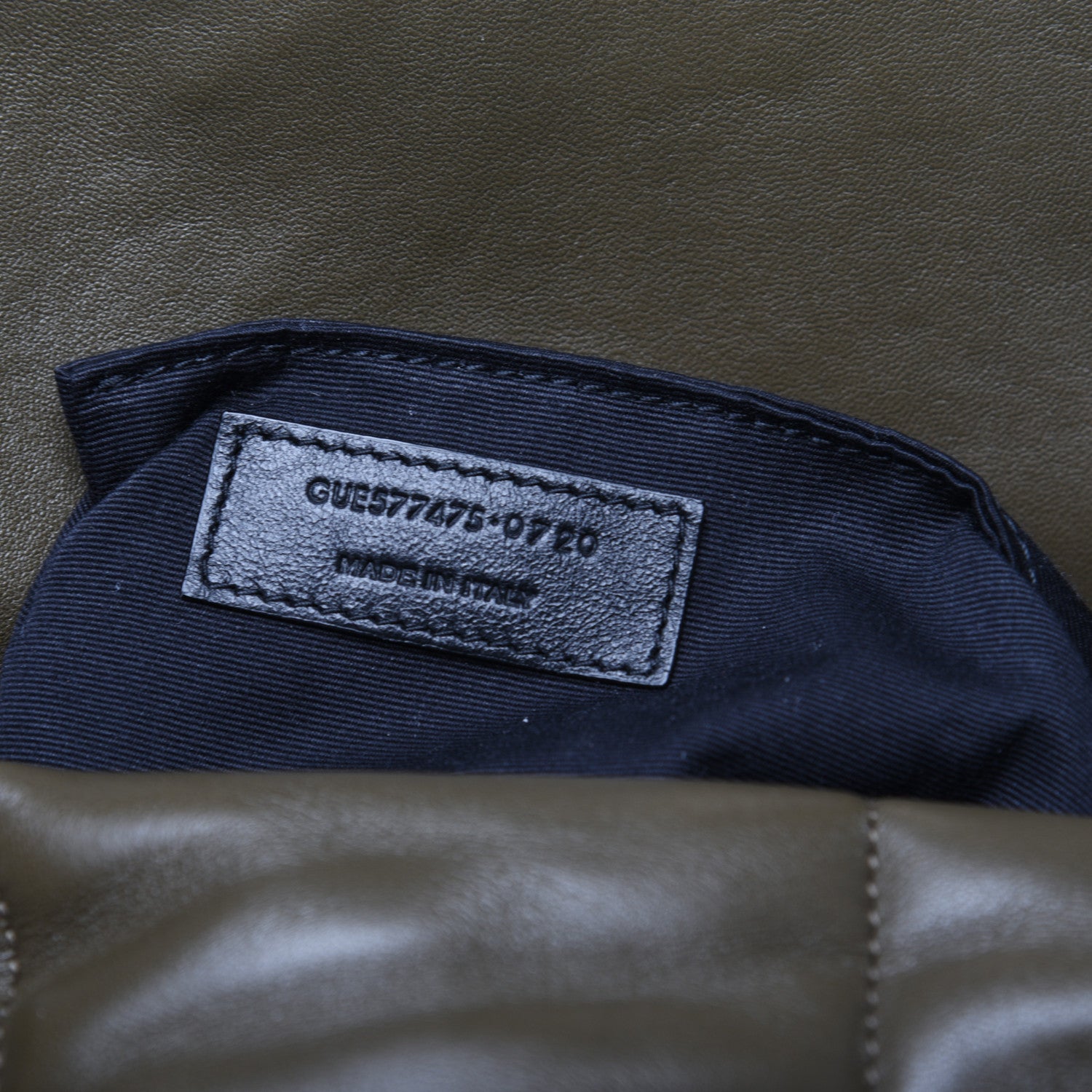 Saint Laurent Lambskin Quilted Medium Loulou Puffer Monogram Chain Satchel Seaweed 9 of 12