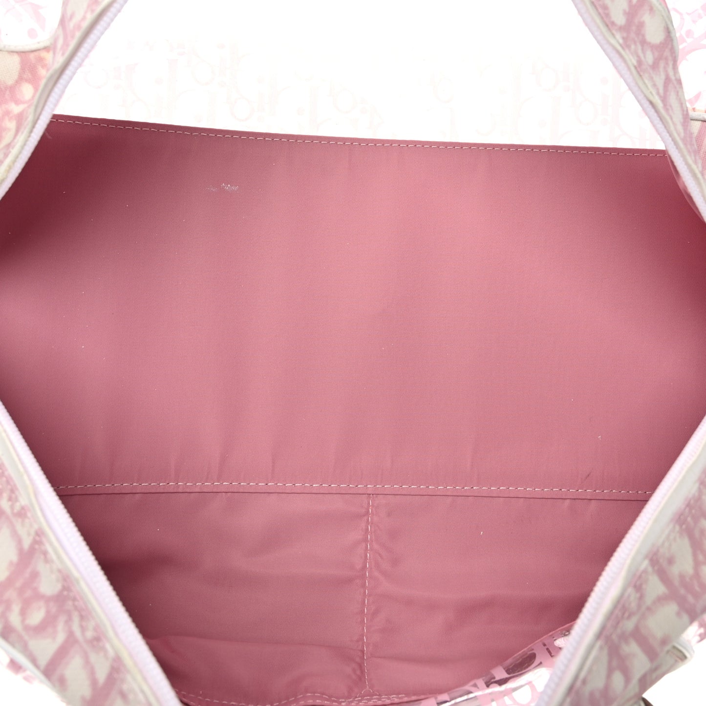 Monogram PVC Bowler Pink