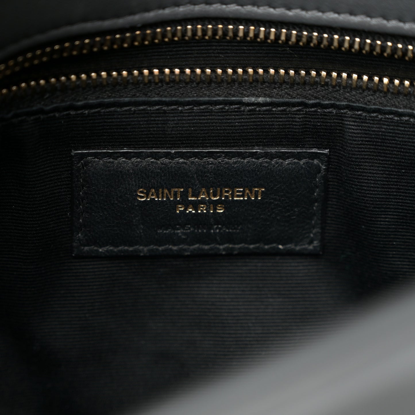 Lambskin Quilted Small Loulou Puffer Monogram Chain Satchel Storm