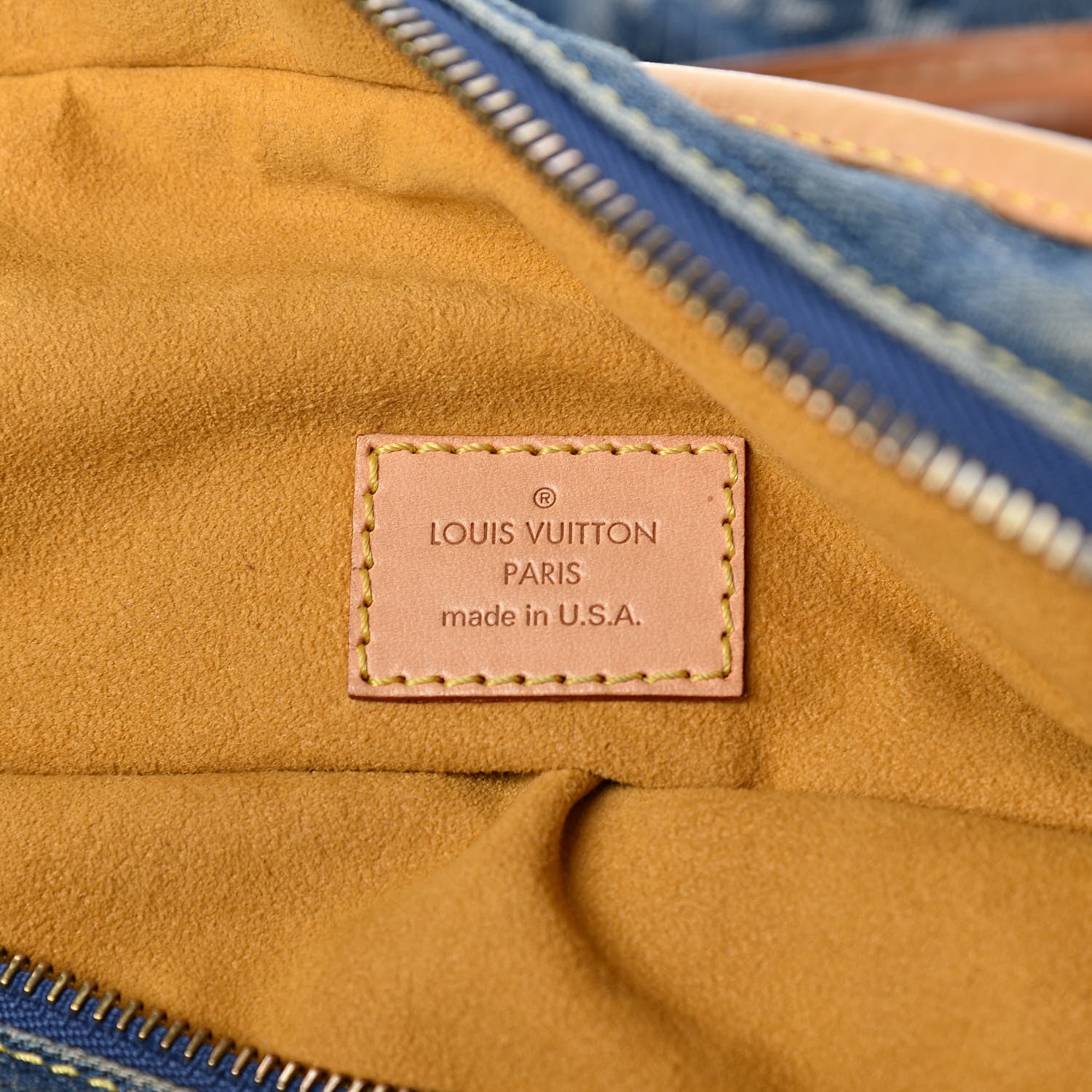 Louis Vuitton Denim Neo Cabby GM Blue 6 of 13