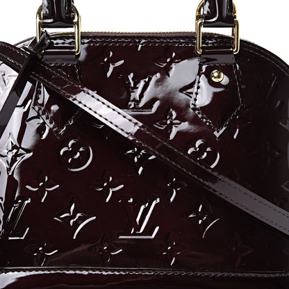 Louis Vuitton Vernis Alma BB Amarante 7 of 9