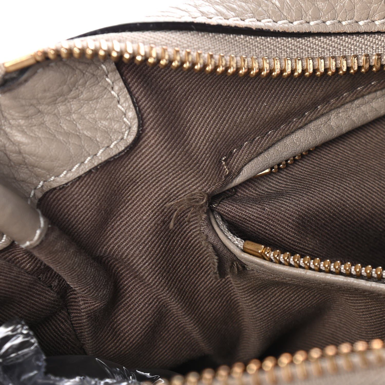 Chloe Calfskin Medium Marcie Satchel Motty Grey 5 of 5