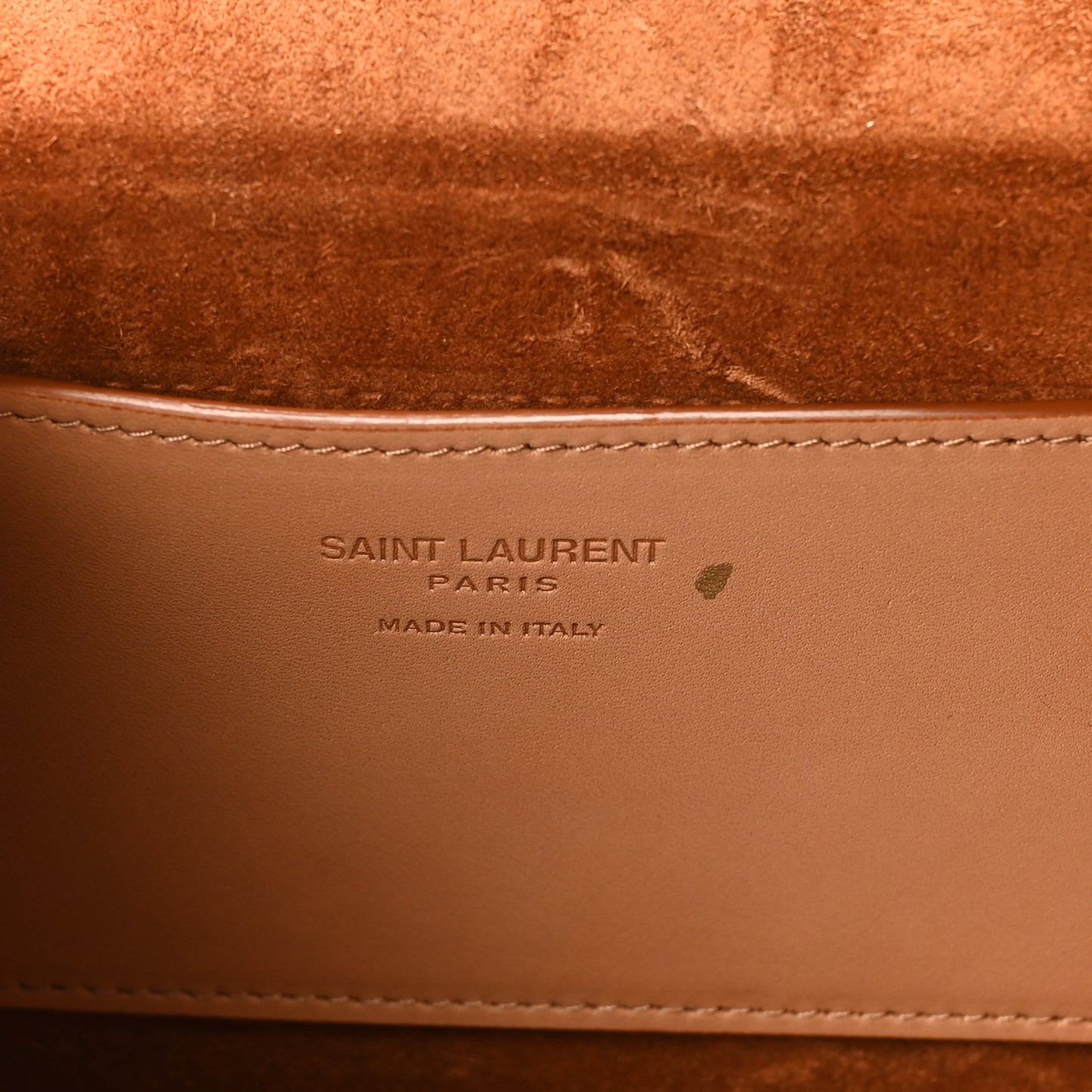 Calfskin Monogram Take Away Box Dusty Vintage Brown Gold