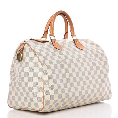 Louis Vuitton Damier Azur Speedy 35 3 of 13