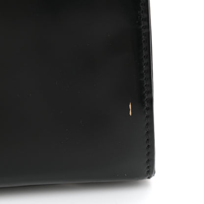 Prada Spazzolato Logo Print Framed Bag Black 6 of 8