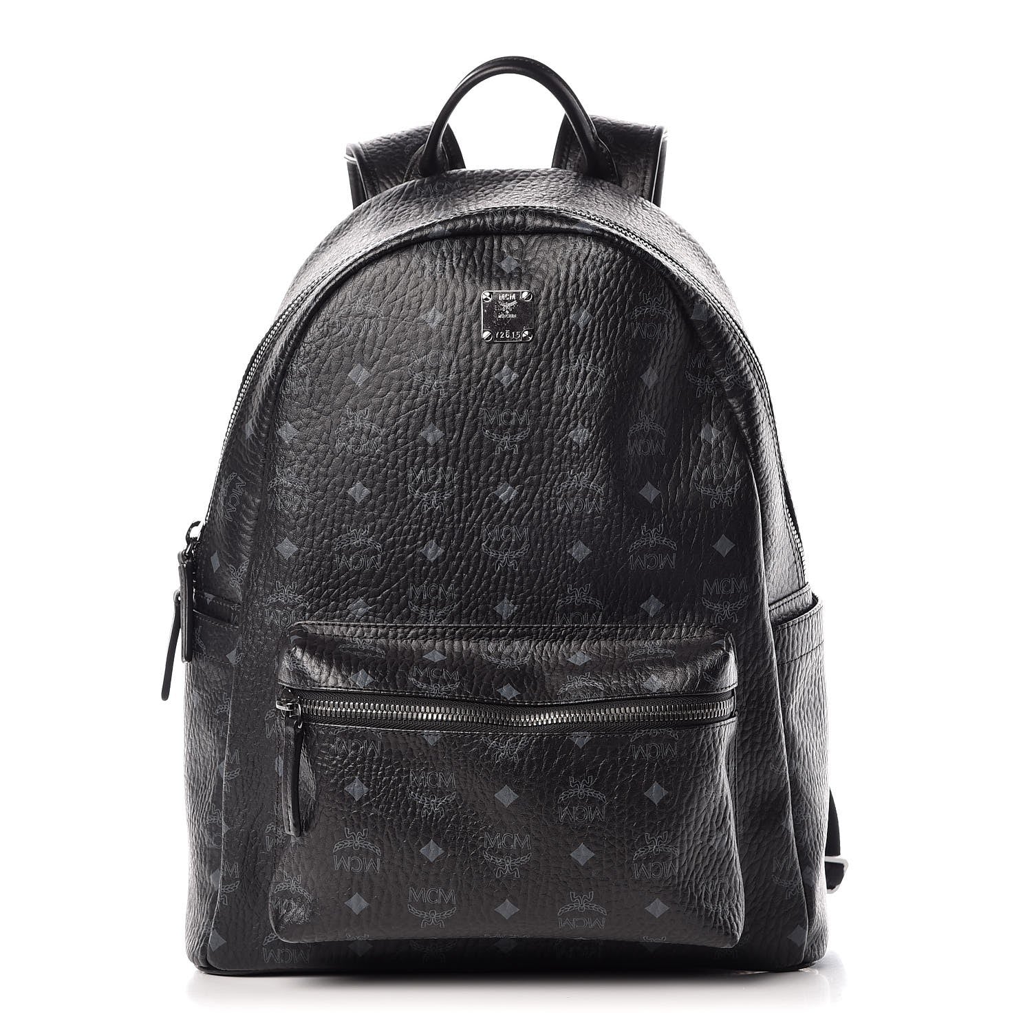 MCM Visetos Medium Stark Backpack Black 1 of 8