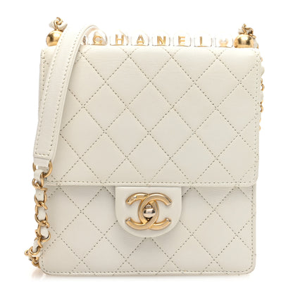 Chanel Lambskin Quilted Chic Pearls Flap White 1 of 10