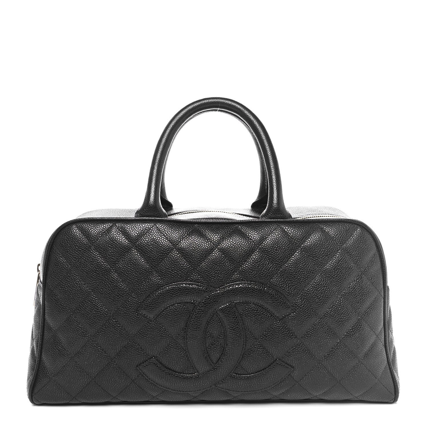 Chanel Caviar Quilted Large Bowler Black 1 of 10
